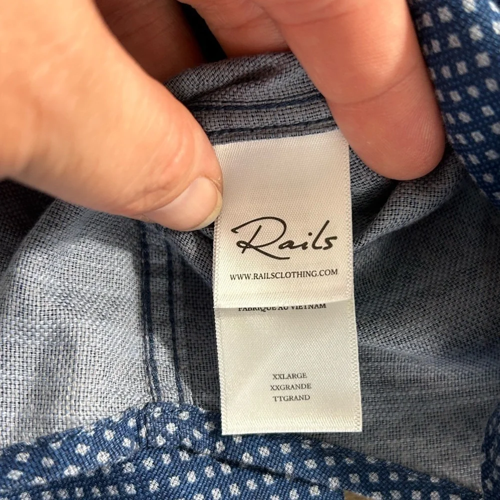 NEW Rails Fairfax Button Down - Picture 6 of 8